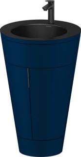 Duravit WTU c-bon Set Starck 1 56x86,4x60,5cm, st, Gr. sw, blau s-matt