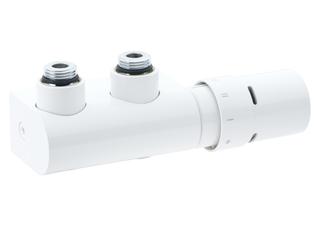 Danfoss Design-Armaturenset VHX-Duo Eck, R 1/2, verkehrsweiß RAL 9016