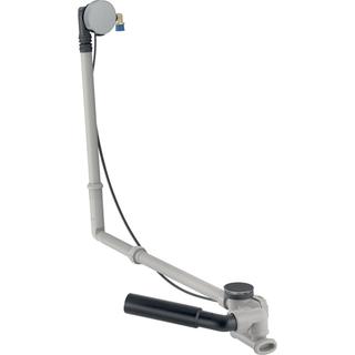 Geberit Badewannenablauf d52 m Drehb. u Zul, m FBS, L 73cm, hgl-vc