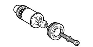 Schell Urinal-Kartusche EDITION mech., m integr. Düsenbohrungs-Vorfilter
