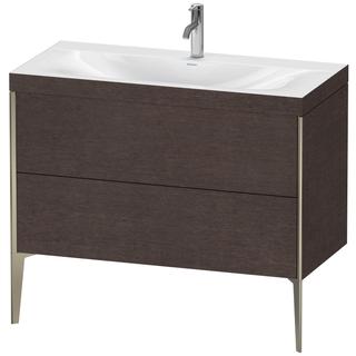 Duravit WT-Unterschrank c-bonded XViu 100x48cm, 2 AZ, 1 HL, C m, R C, E d geb.