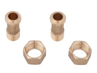 Schlösser WZ-Verschraubungs-Set 2240 1 1/2" AGx2" IG, m Plombiervorricht., MS