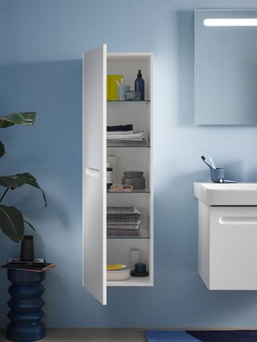 Artikelbild 3 des Artikels „Duravit Halbhochschrank No. 1 40x36x132cm, 4 Fachb., T. re, Weiß Matt Tür rechts | Weiß Matt“