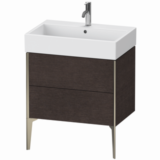 DU WTU bodenst. XViu 493x684x454mm 2 AZchamp. matt/eiche dunkel geb. ES Nussb