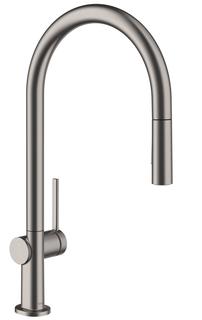 hansgrohe SPT-EHM 210 Talis M54 m Ausziehbr., 2jet, sBox, brushed black