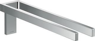 hansgrohe HTH Axor Uni. Rectangular 380mm, zweiarmig, feststehend, chrom