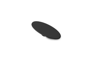 Bette Überlaufdeckel BetteMono emailliert, Durchmesser 81mm, schwarz