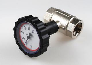 RK Thermometerhandrad rot
