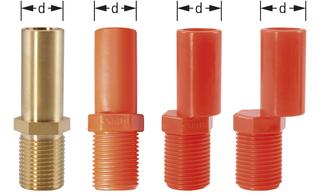 ASW Einsteckstück MS, Ro. d 19mm, z Uri. UP-Einlauf, lose