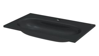 Waschtisch A216-Einbau BetteComodo 80x49,5cm, HLW1, schwarz