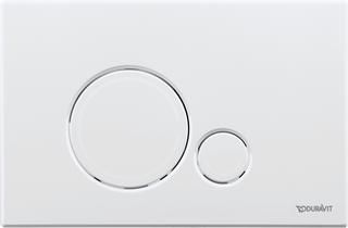 Duravit Betätigungsplatte DuraSystem aufgesetzt, für WC Beta, weiß
