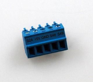 RK Klemme SENSOR INPUTS 5-polig, blau