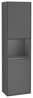 V&B Hochschrank Finion 41,8x151,6cm, r, Rg A m Lac, Anthrac. m