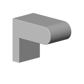 DO Halter für Wannengriff ET 081767500 40 x 60 x 73 mm Chrom gebürstet