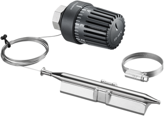 Oventrop Temperaturregler 40-70 GrC, m Anlegef. u. Wärmeleitsockel