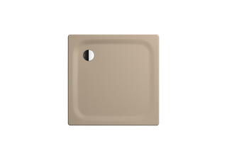 Kaldewei DW SUPERPLAN CLASSIC 386-2 80x80x2,5cm, mit Träger, warm beige40