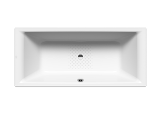 Kaldewei Badewanne PURO DUO 663 170x75cm, ÜL mit., AS Perl-Effekt, weiß