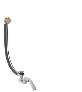 hansgrohe Komplettset Flexaplus S Ab- u. Überlaufgarn., brushed red gold