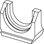 TECE Pressgabel TECEflex PMA 40 63 40mm Fitting