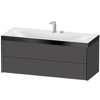Duravit WT-Unterschrank c-bonded XViu 120x48cm, 2 La, 2 HL, s m, R P, graph m