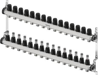 Uponor Vario S Verteilerbalken FM 15xG3/4 Euro - G1