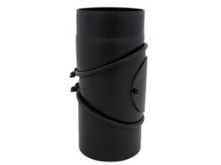 Segmentbogen ST-Pu 3-tlg, frei verstellbar 0-90°, pulverbeschichtet, schwarz