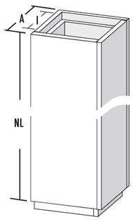 Leichtbauschacht CAMINO-FIX Nennlänge 1200 mm