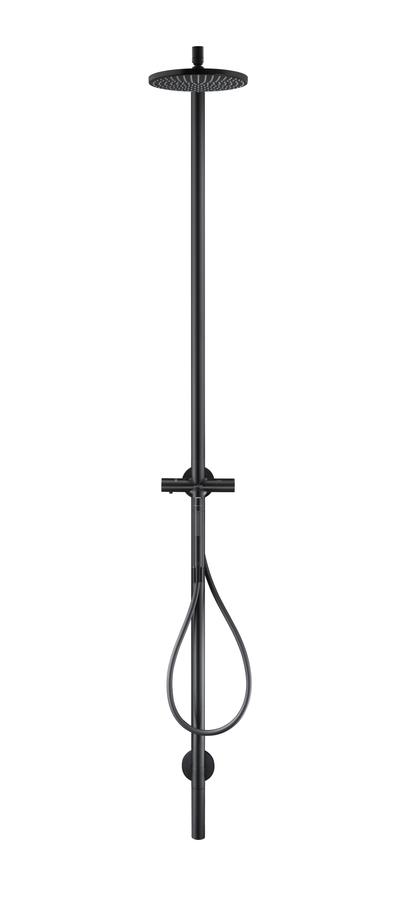 Artikelbild 3 des Artikels „hansgrohe Nature Duschsäule Axor Starck mit Kopfbrause, Handbrause, mattschwarz mattschwarz“