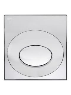 Urinal-Betätigungsplatte MEPA Drop Kunststoff Glanzchrom Frontplatte