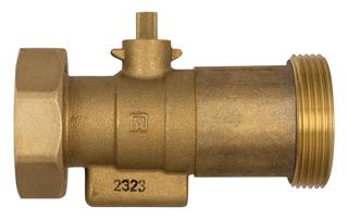 AFRISO Pumpenkugelhahn DN20 G1 1/2 ÜM x G1 1/2 AG