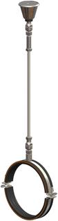 ATEC Befestigungs-Set DN 125, Decke, M8, verzinkt