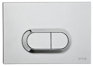VitrA Betätigungsplatte Loop O 244x8x165mm, vand., f 2-Mg-Spül., ES