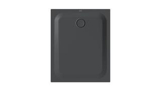 Duschwanne BetteUltra 8630 110x90x3,5cm, Wannenträger, raven