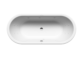 KA BW CLASSIC DUO OVAL Mod.111 FULL BODY 1800x800mm,alpinweiß,PEFF,li,chr