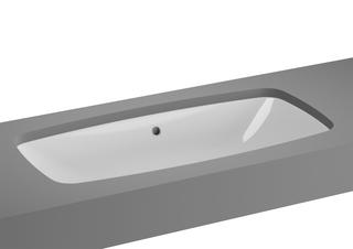VitrA Unterbau-Waschtisch Metropole 76,5x36,5/79,5x40cm, w hgl, o. HLB, m ÜL