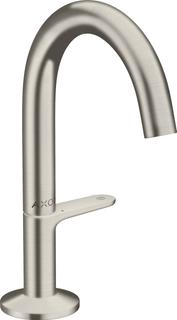 hansgrohe WT-EHM Sel. 140 Axor One A 122mm, m Pus-Op-Abl, Edelst.-Optik