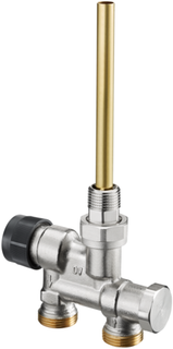 Oventrop Tauchrohrventil DN 15, m f Byp. u. Absp., senkr. Lanze