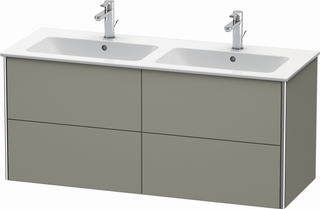 Duravit Waschtisch-Unterschrank XSquare 128x47,8x56cm, st-g s-matt, Aho beids.