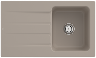 V&B Spüle Architectura 50 m Abl.garn, Hand., almond CeramicPlus
