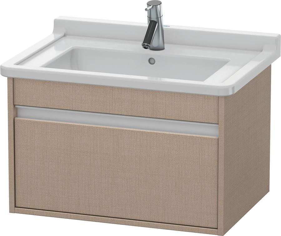 Artikelbild 1 des Artikels „Duravit Waschtisch-Unterschrank Ketho 65x45,5cm, leinen, 1 Auszug, wandhängend 65 x 45,5 cm | leinen“