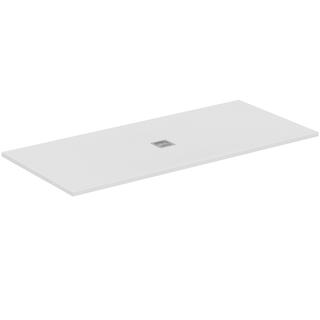 IS Rechteck-Brausewanne Ultra Flat S + 200x90x3cm, carraraweiß, Abl zentriert