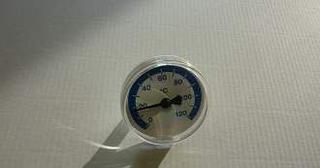 RE Thermometer Rücklauf (blau) 7604915