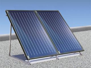 BOSCH Solar-Paket JUPA SO546, Flachdach 8 x SO5000 TFV, mit Beschwerungswannen