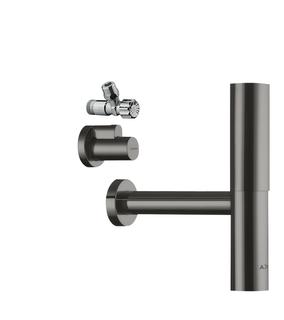 hansgrohe Designsiphon-Set Flowstar G 1 1/4, polished black chrome