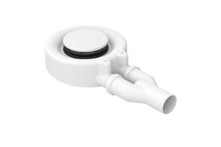 Bette DW-Abl-Garnitur B574-BetteScope flan, 0,85 l/s., seitliche Entwässerung