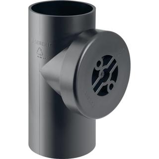 Geberit Reinigungsstück PE DN 90/90, 90G, m rd. Serviceöff., PE-HD