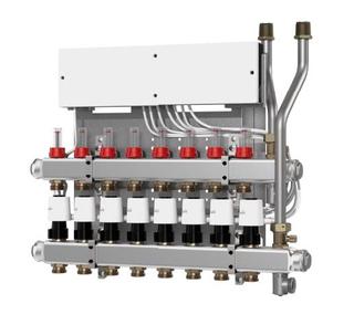 Danfoss FBH-Verteiler SGC-11 11 Kreise, Icon230V, TWA, Durchflussanz