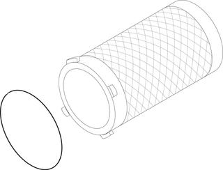 BOSCH Ersatzteil TTNR: 8733702119 Wassersieb DN32