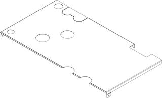 BOSCH Ersatzteil TTNR: 8733703220 Abdeckung oben hinten
