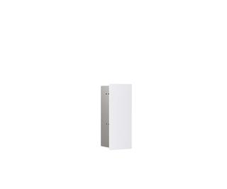 EMCO UP-Bürstengarnitur-Modul Asis pure 435mm, 1 Tür, Türan. re, Glasfr., we. ma
